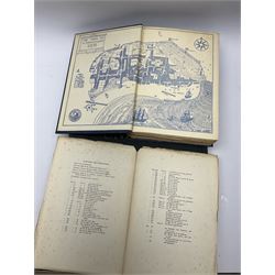 The History of Scarborough, edited by Arthur Rowntree and published by J.M. Dent & Sons Ltd, with an inscription to the title page reading 'Collaborator George Rowntree' together with The Universal Atlas published by Cassell & Company Ltd