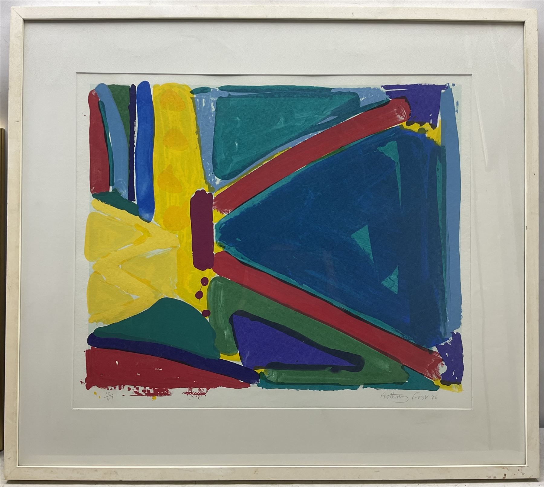 Anthony Frost (British 1951-): 'And the Beat Goes On', screenprint signed dated '95 and numbered 22/47 in pencil 53cm x 63cm