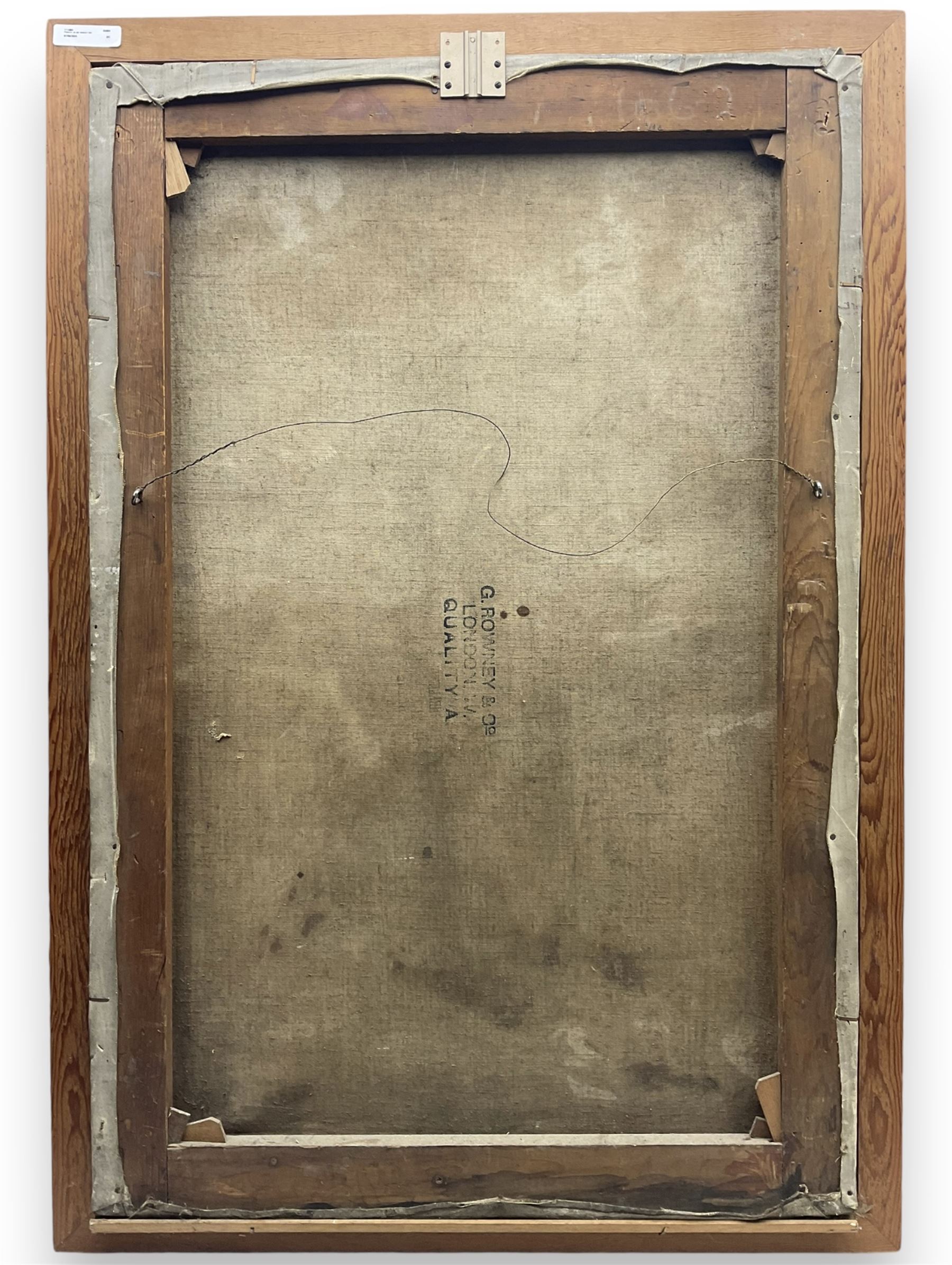 JD (British 19th Century): Ladies in the Field, oil on canvas signed with initials and dated 1916, 90cm x 59cm 