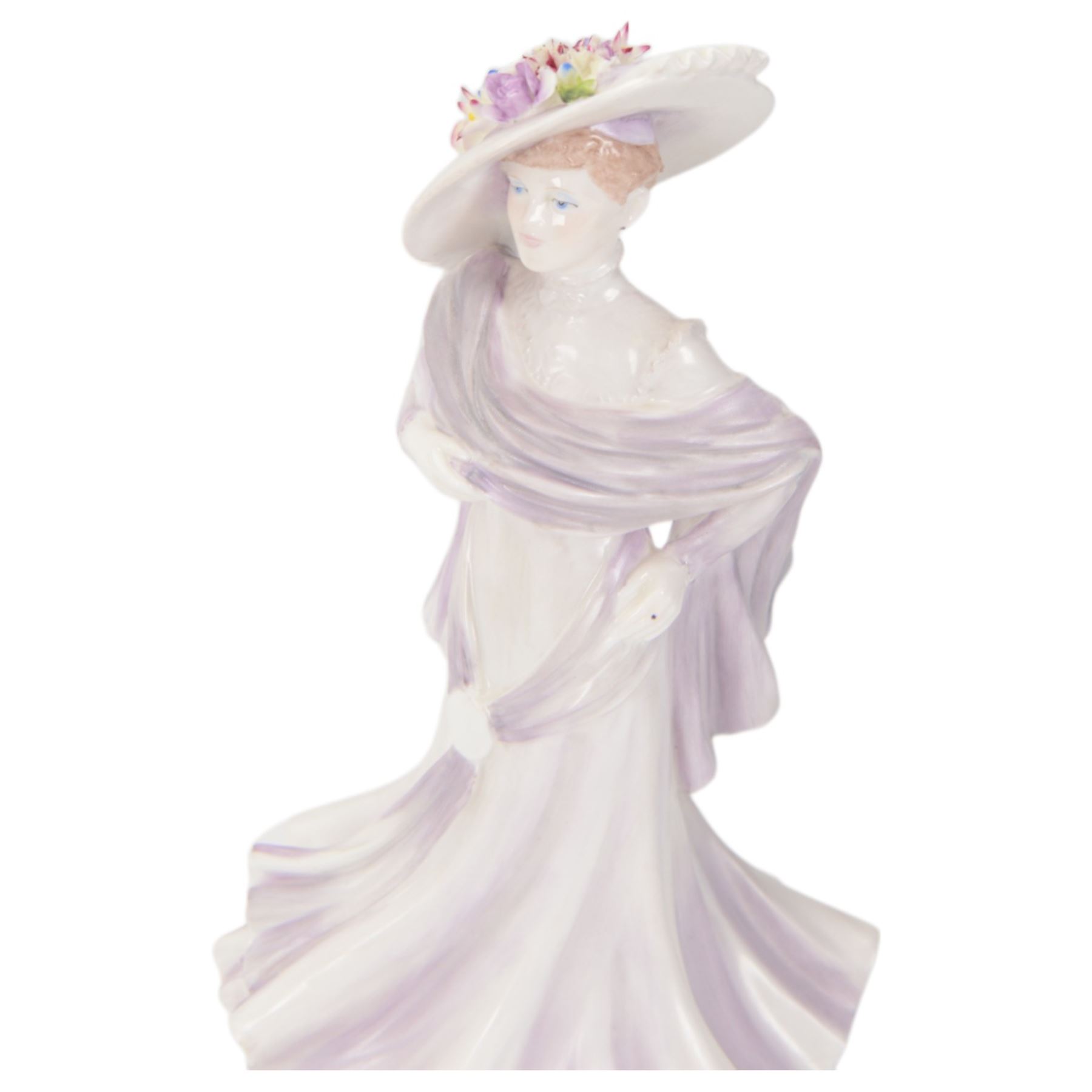 Coalport The Ascot Ladies set of six figures, comprising 1984, 1985, 1986, 1987,1988 and 1989, all with certificates and original boxes