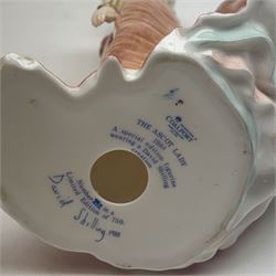 Coalport The Ascot Ladies set of six figures, comprising 1984, 1985, 1986, 1987,1988 and 1989, all with certificates and original boxes