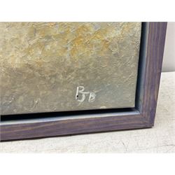 Peter J Bailey (British 1951-): 'The Wild Swimmers' - South Bay Scarborough, oil on canvas signed, titled verso 81cm x 102cm