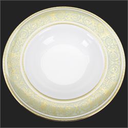 Royal Doulton English Renaissance pattern dinner service for six, including dinner plates, side plates, bowls, two covered dishes etc