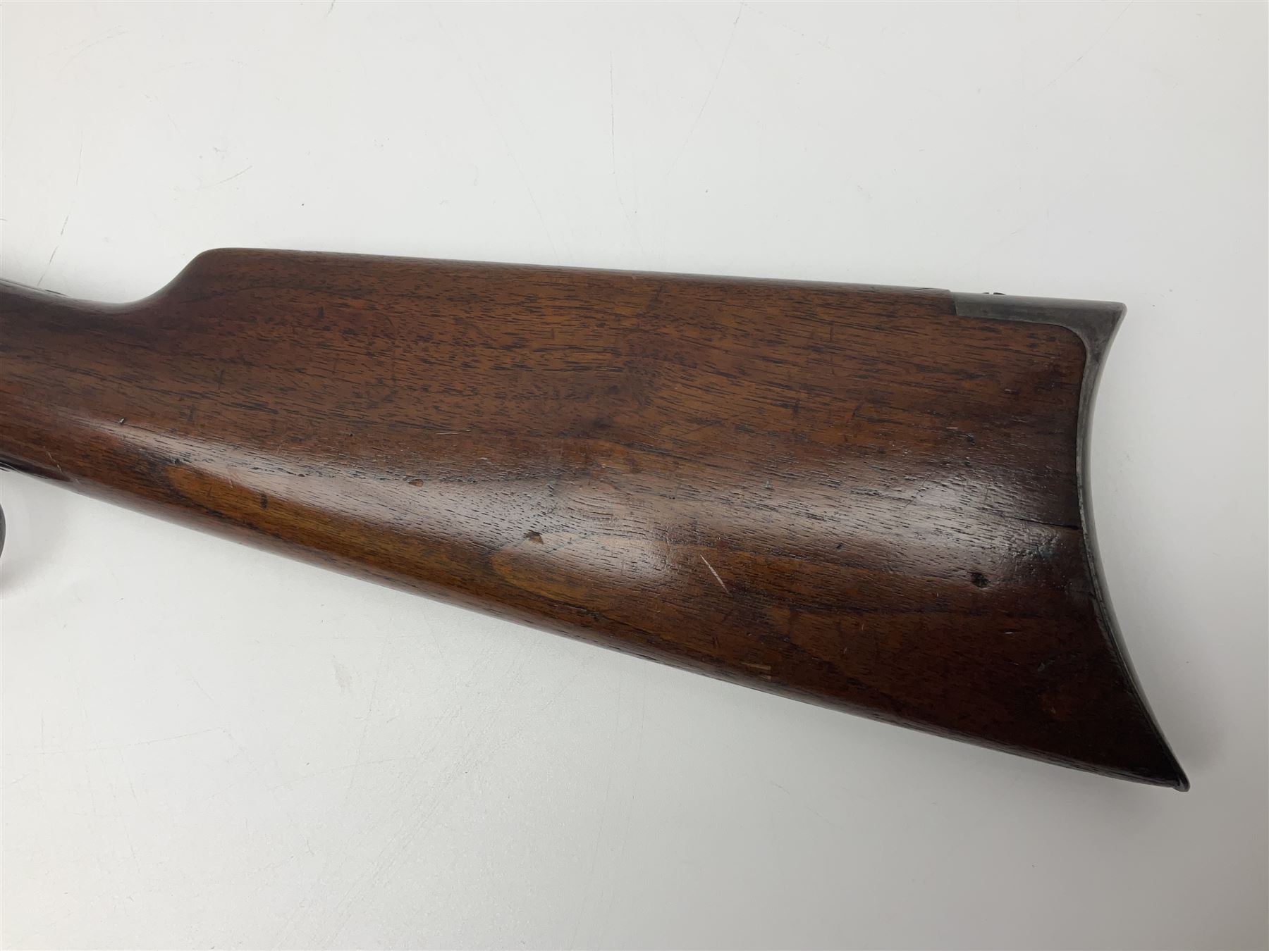 UNPROOFED SO RFD ONLY - late 19th century Winchester Model 94 lever action rifle in refinished condition, 32/40 cal.,the 61cm (24