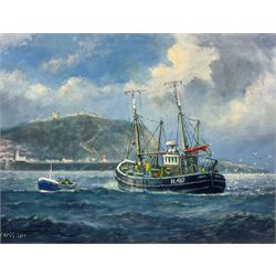 Jack Rigg (British 1927-): Hull Trawler 