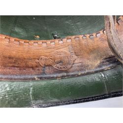  Hull City Police - Christys London helmet with king's crown night plate and a peaked cap (2)  