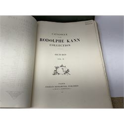 The R. Kann Collection, Objects D/Arts Vol I, Middle Age and Renaissance, and Vol II XVIIIth Century, together with The R. Kann Collection, Pictures, Vol I & Vol II, Paris, Charles Sedelmeyer 1907, photogravure plates
