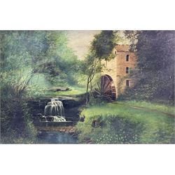 H Hall (British early 20th century): Rigg Mill near Whitby, oil on canvas signed and dated 1925, 40cm x 60cm