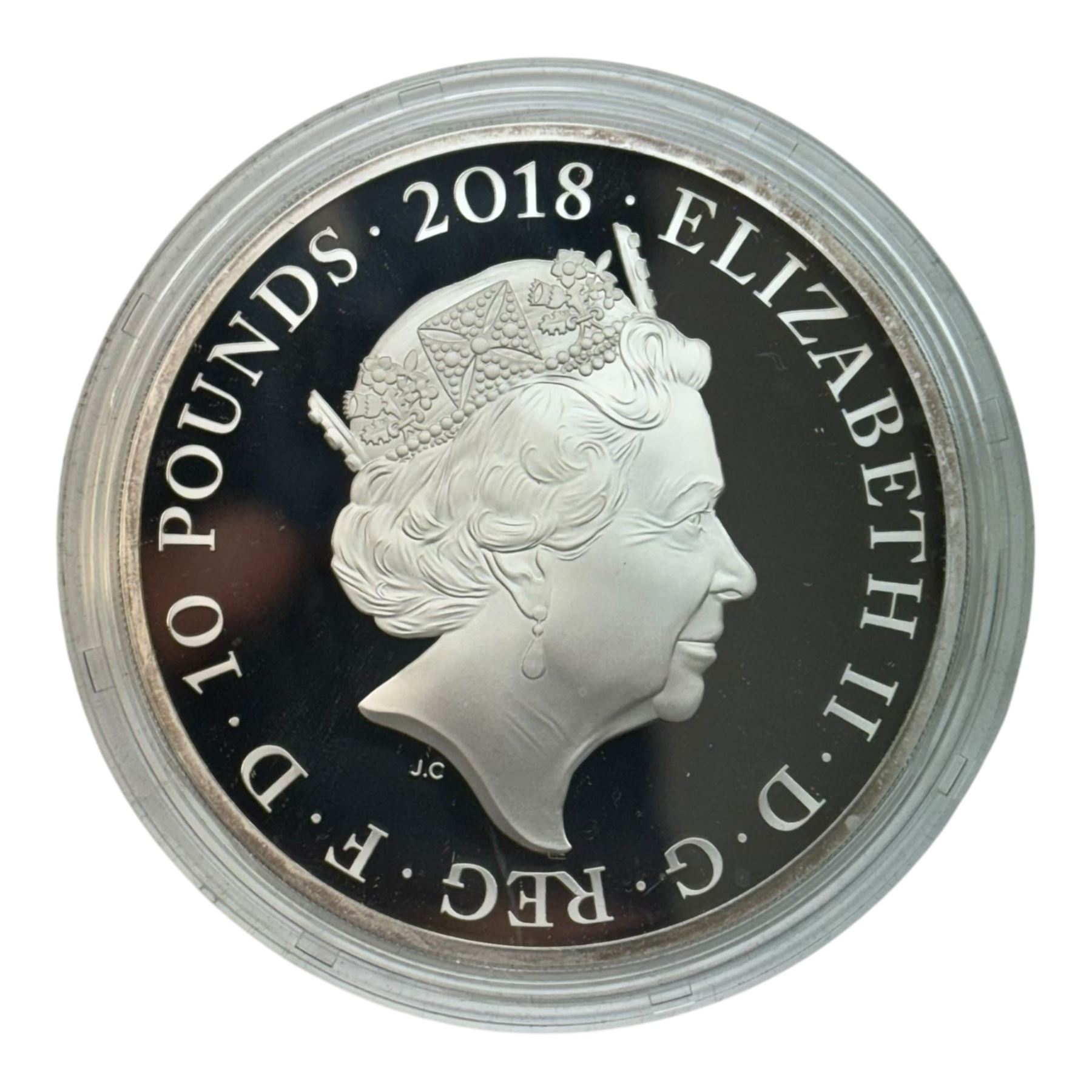 The Royal Mint United Kingdom 2018 'The 100th Anniversary of the First World War' five ounce silver proof ten pound coin, cased with certificate