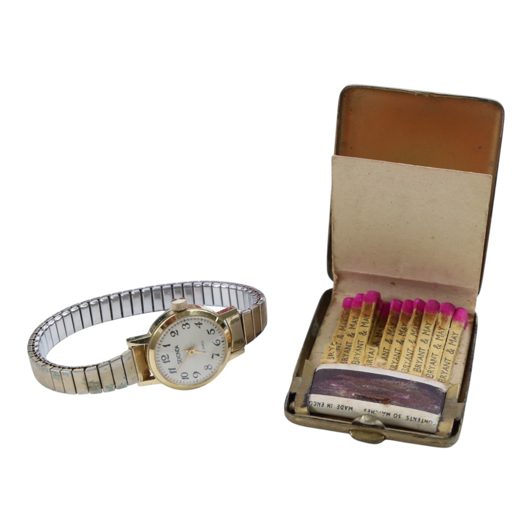 Collection of costume jewellery, including earrings, beaded necklaces brooches, etc, in various vintage tins