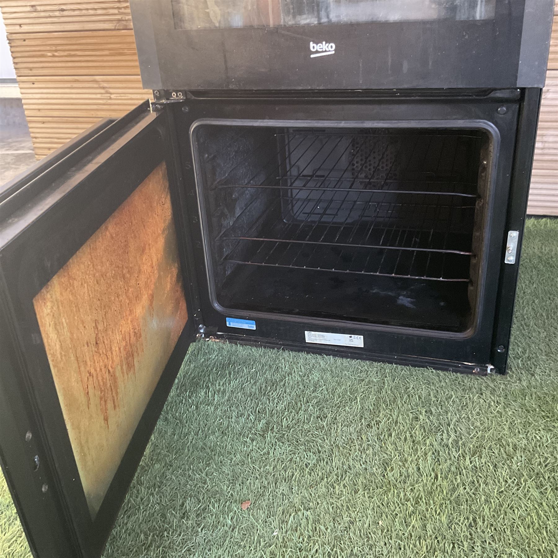 Beko BD16C55FA Double oven black finish domestic cooker  - THIS LOT IS TO BE COLLECTED BY APPOINTMENT FROM DUGGLEBY STORAGE, GREAT HILL, EASTFIELD, SCARBOROUGH, YO11 3TX