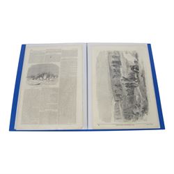 London Illustrated News, collection of articles and images relating to the Crimean War 1854-56 contained  a folder with other fifty items 