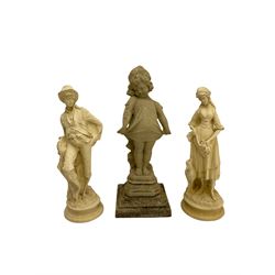 Three classical composite stone figures - THIS LOT IS TO BE COLLECTED BY APPOINTMENT FROM DUGGLEBY STORAGE, GREAT HILL, EASTFIELD, SCARBOROUGH, YO11 3TX
