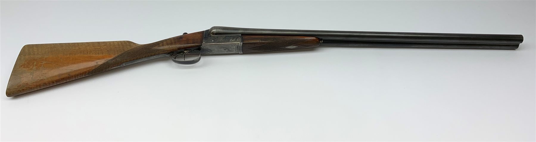 Spanish Armas Erbi 12-bore boxlock non-ejector side-by-side double barrel shotgun with walnut stock and 71cm barrels, No.21051, L115cm overall SHOTGUN CERTIFICATE REQUIRED