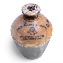 Ten Stoneware Flagons, from Scarborough, Darlington and other places