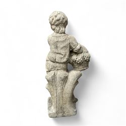 Set of four Cast stone Traditional Seasons, Including Spring, Summer, Autumn & Winter