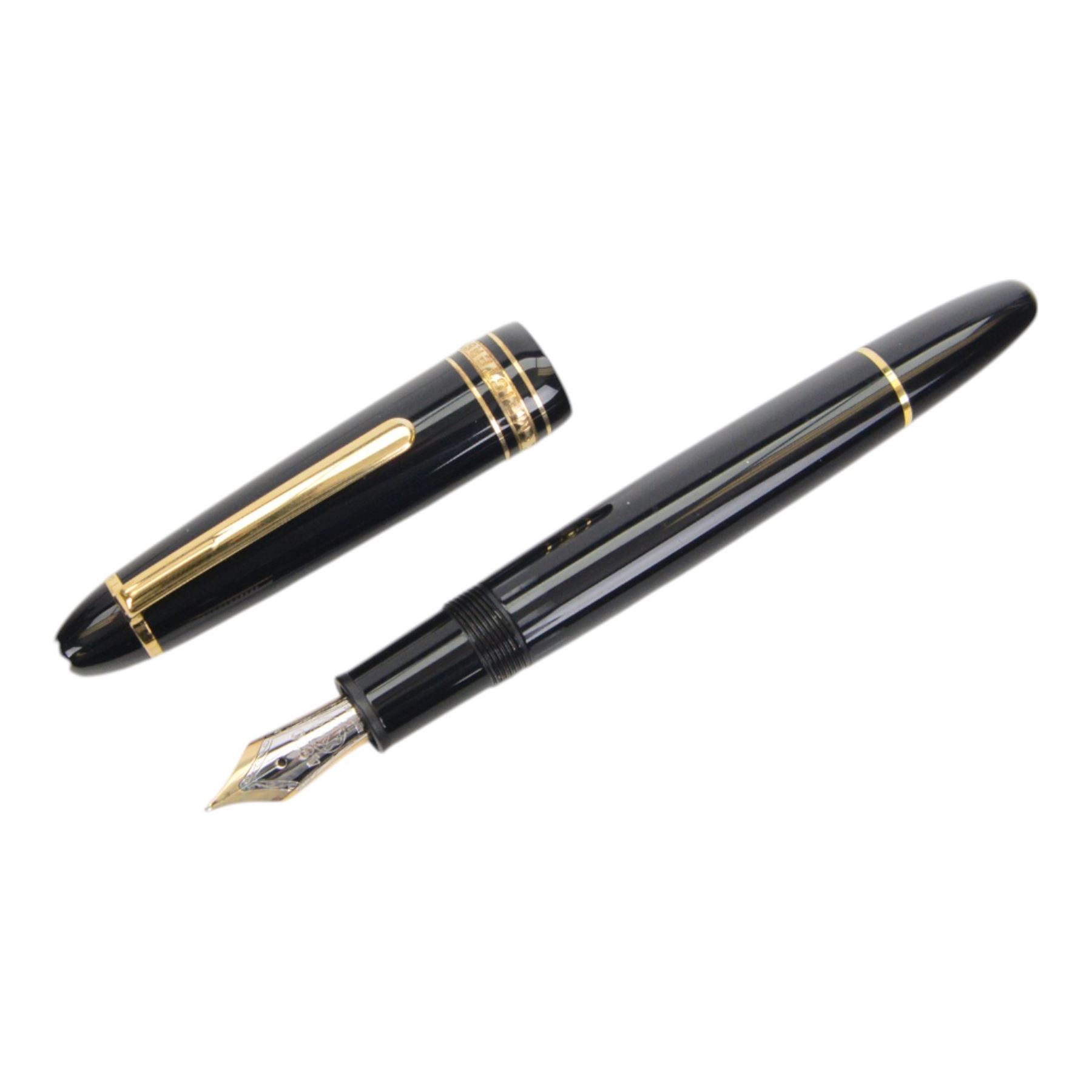 Montblanc Meisterstuck fountain pen, with 14ct gold nib, in case