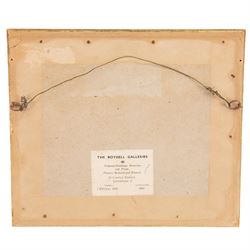 George Weatherill (British 1810-1890): Staithes, watercolour unsigned 8.5cm x 13cm