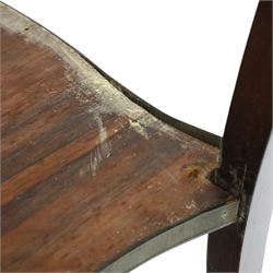 Louis XV style rosewood and marquetry bijouterie table,  glazed hinged top within a floral marquetry border and gilt metal moulded edge, above glazed sides and a baize lined interior, raised on cabriole legs with gilt metal mounts and sabots, united by an undertier