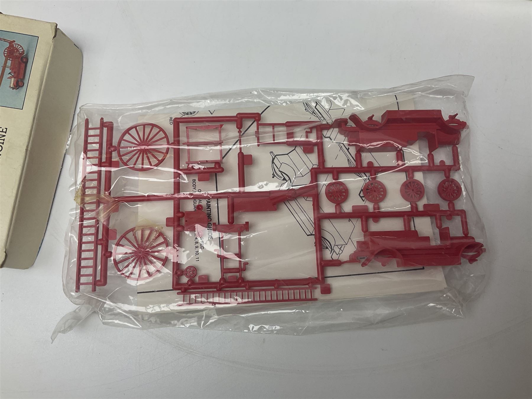 Seven scale model assembly kits to include Airfix, Heller, Italeri etc in one box