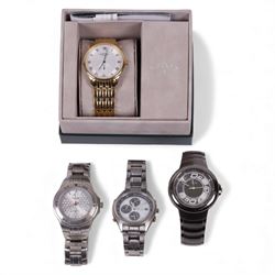 Four gentleman's wristwatches, including boxed Rotary, Head, D&G and Seiko examples