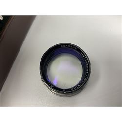 Rollei Rolleiflex 3.5C camera body, serial no 1775847, with 'Planar 1.35 f-75mm' lens serial no 1788432 and 'Heidosmat 1:2.8/75' lens serial no 2440876, complete with a cased set of additional lenses 