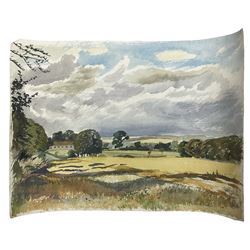 Frederick George Austin (British 1902-1990): Summer Fields, watercolour signed 27cm x 38cm (unframed)
Provenance: direct from the granddaughter of the artist