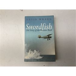 Framed WW2 'Special Order of the Day' poster date 24th May 1940 relating to Narvik in Norway; WW1 Princess Mary Christmas tin with quantity of uniform buttons; cigarette silk of the Prince of Wales in uniform; Royal Navy dinner menus, including HMS Daedalus Taranto forty-third, forty-fourth and forty-fifth anniversary dinners, 1983-1985, the wardroom mess summer ball, etc   