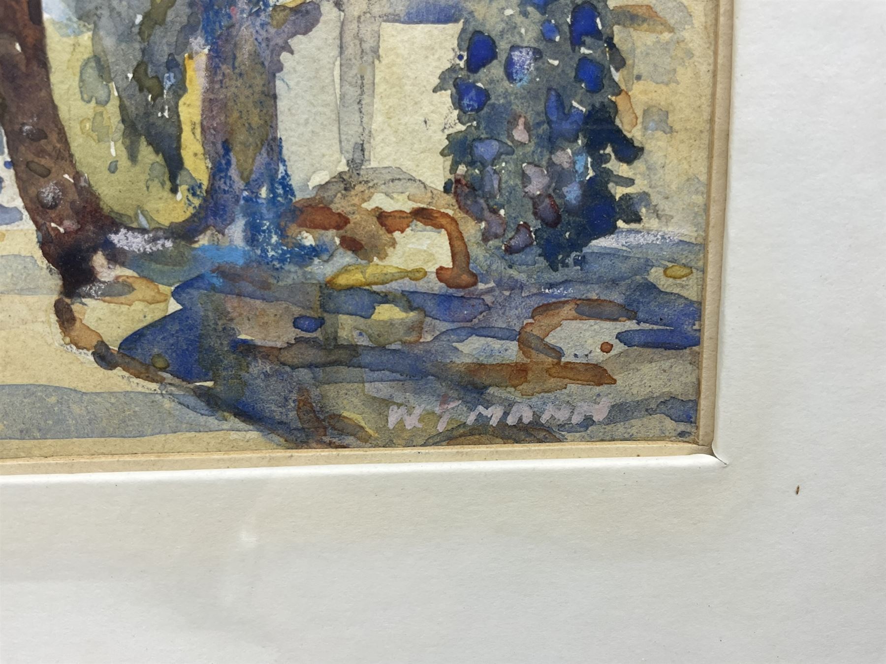 William J Mann (Scarborough early 20th century): 'The City Square Las Palmas' 'Gran Canaria' 'The Road to San Mateo' & 'Borganvillea Las Palmas' , set of four watercolours signed and one dated '32, 14cm x 22cm (4) 
Notes: Mann was a member of the Fylingdales Group of Artists and lived in Newby, Scarborough.