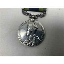 George V India General Service Medal with Burma 1930-32 clasp awarded to 4983 Sep. L. Achhman 1-17 Dogra R.; with ribbon