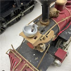 Bachmann G scale, gauge 1 2-4-2 steam locomotive, no F1101 'Old Timer ', together with a similar Bachmann 0-4-0 steam locomotive, both unboxed 