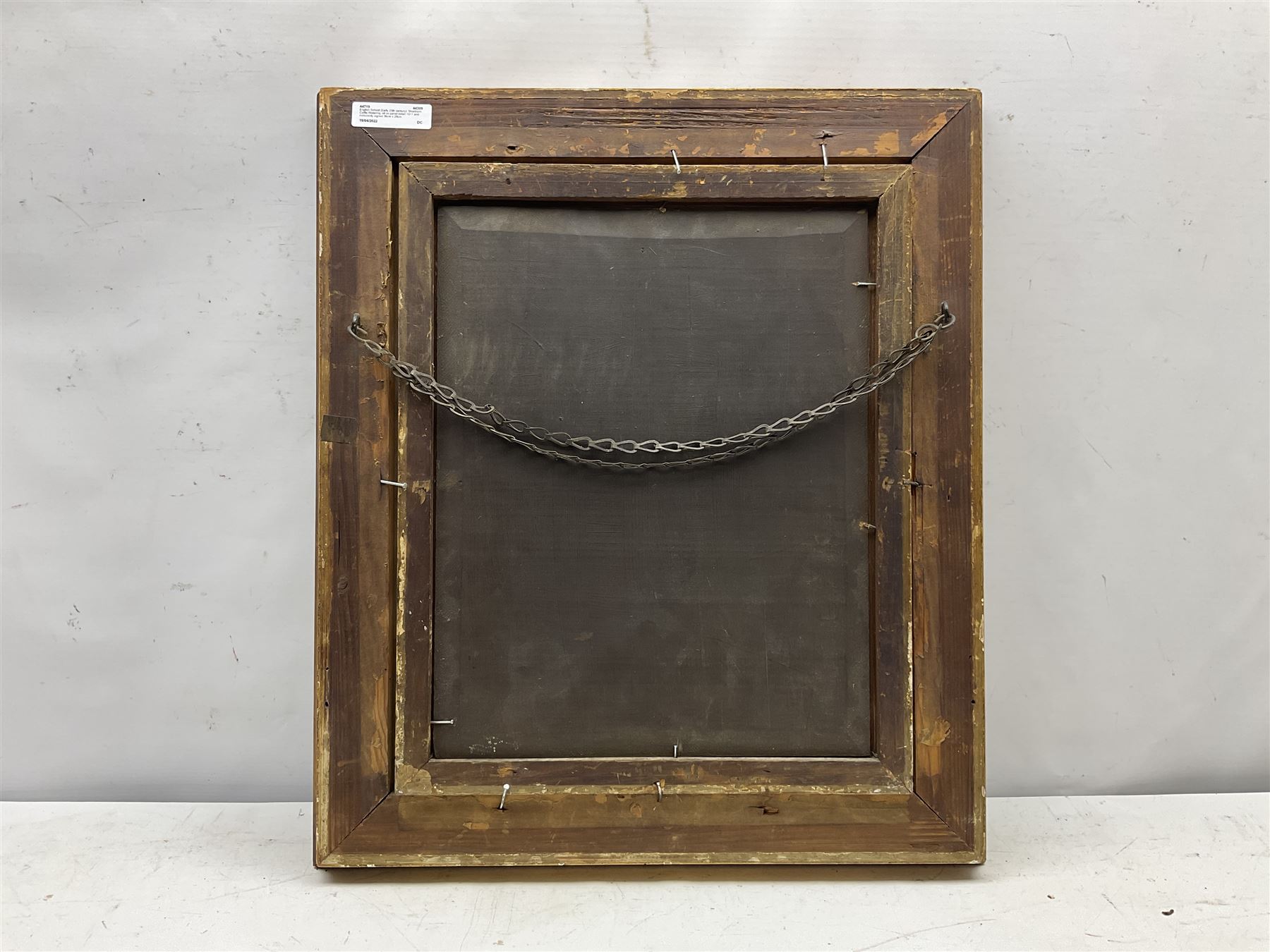 William Gunning King (British 1853-1940): Hereford Cattle Watering, oil on panel indistinctly signed and dated 1917, 36cm x 29cm