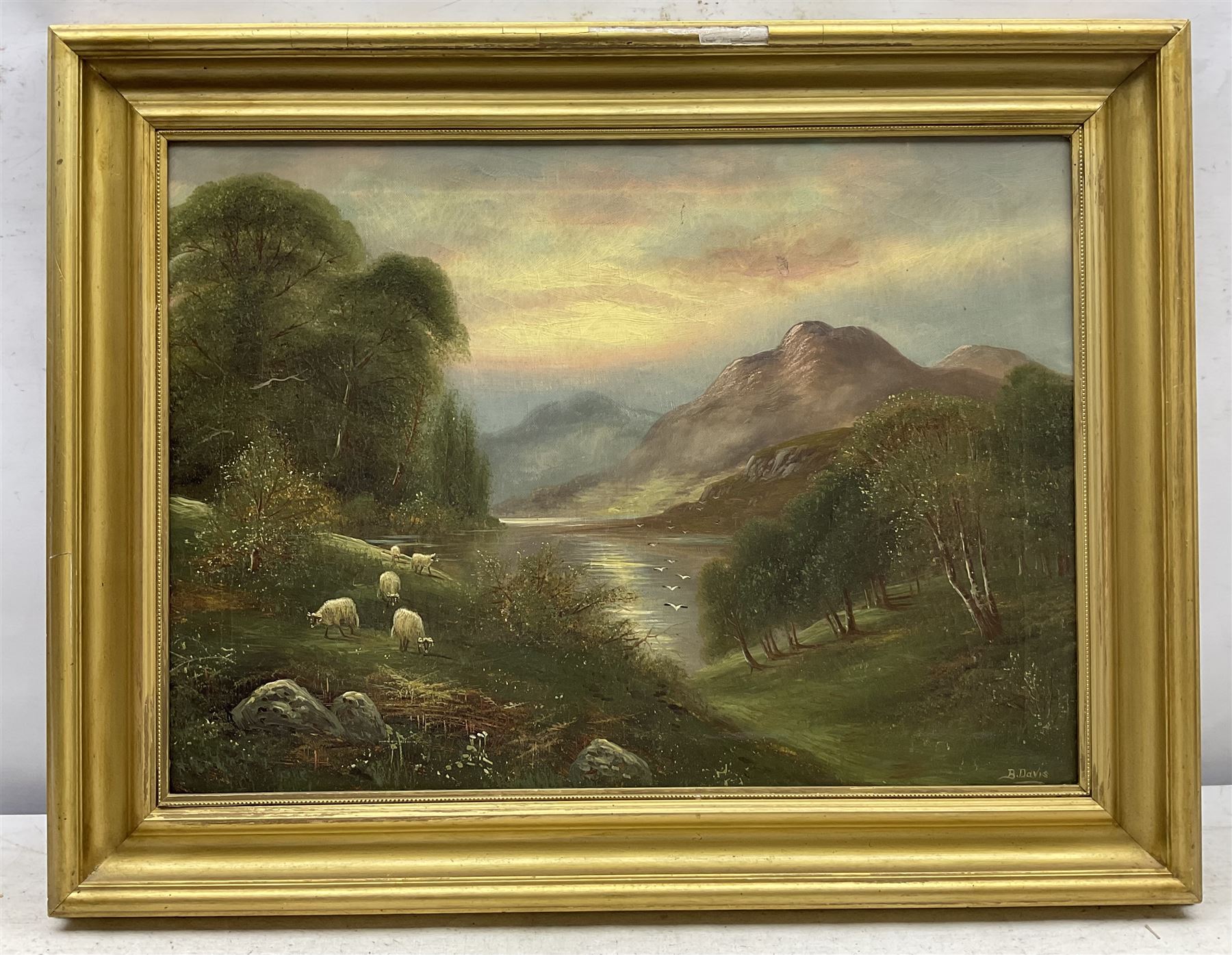 Benjamin Davis (Scottish 1869-1946): 'Top End - Loch Lomond' , pair oils on canvas signed, titled and dated 1909 verso 39cm x 54cm 