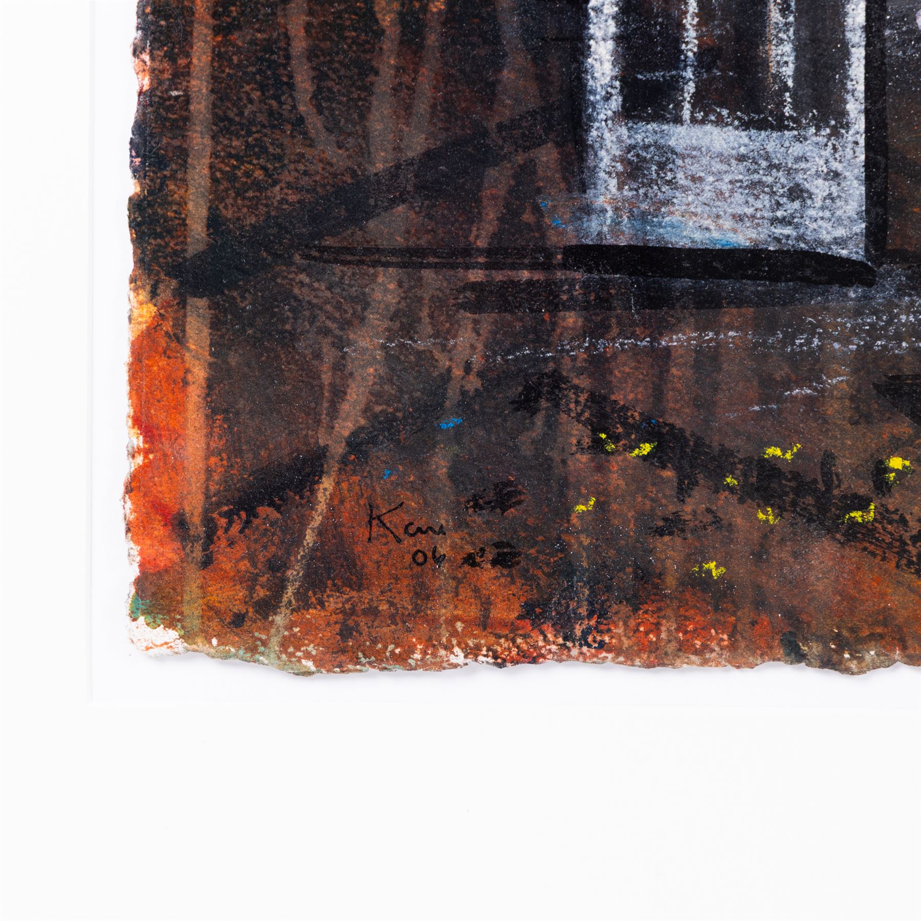 Kane Cunningham (British 1961-): 'Castle Howard', mixed media signed and dated '06, titled verso 58cm x 76cm