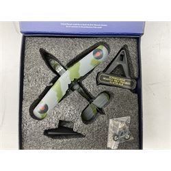 Corgi Aviation Archive - '70 Years of the Spitfire', AA33908 1:32 scale model of the Supermarine Type 300 prototype Spitfire, boxed; together with Oxford Diecast - 72SW001 1:72 scale model of a Supermarine Seagull MKV (Walrus), boxed (2)