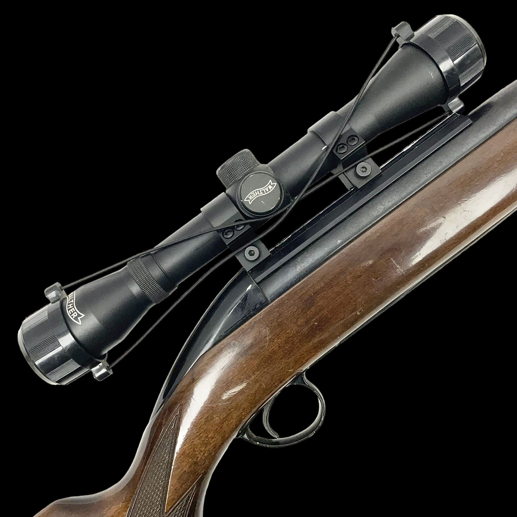 BSA .22 air rifle with under-lever action, the 51cm (20