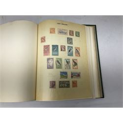 World stamps including China, Australia, Barbados, Bermuda, British Guiana, Canada, Malta, Mauritius, New Zealand, Nigeria, Nyasaland, South Africa etc, housed in two albums