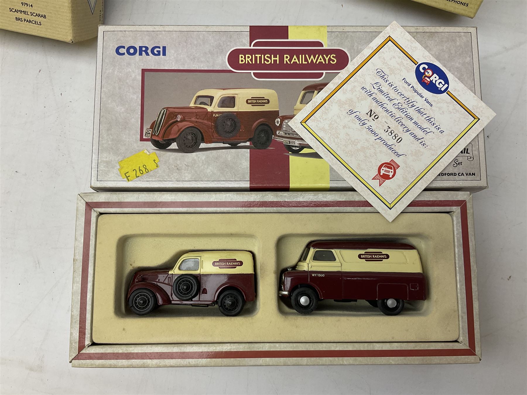 Nineteen boxed Corgi die-cast models sets, to include 50th Anniversary Battle of Britain, The Ruddles, The Bass, Ford- the general utility car, 150th Anniversary Penny Post, White Bread, Charrington etc