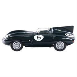 Autoart Signature Jaguar D-Type 1955 LeMans 24 Hours Winner, racing no. 6, boxed with certificate