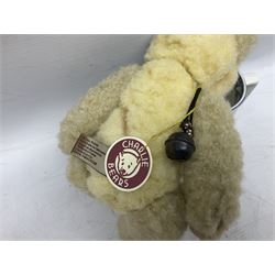 19th century 'God Speed the Plough' Harvest loving cup, together with  Royal Doulton Sanch Panca character jug no. D6461, Charlie Bear Megan and other collectables  