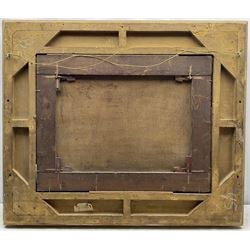 Jan Willem van Borselen (Dutch 1825-1892): Landscape with Travellers, oil on canvas signed and dated 1848, 54cm x 70cm in magnificent original gilt frame 
Provenance: private collection, purchased James Alder Fine Art, Hexham; with Woolley & Wallis 11th March 2015 Lot 474