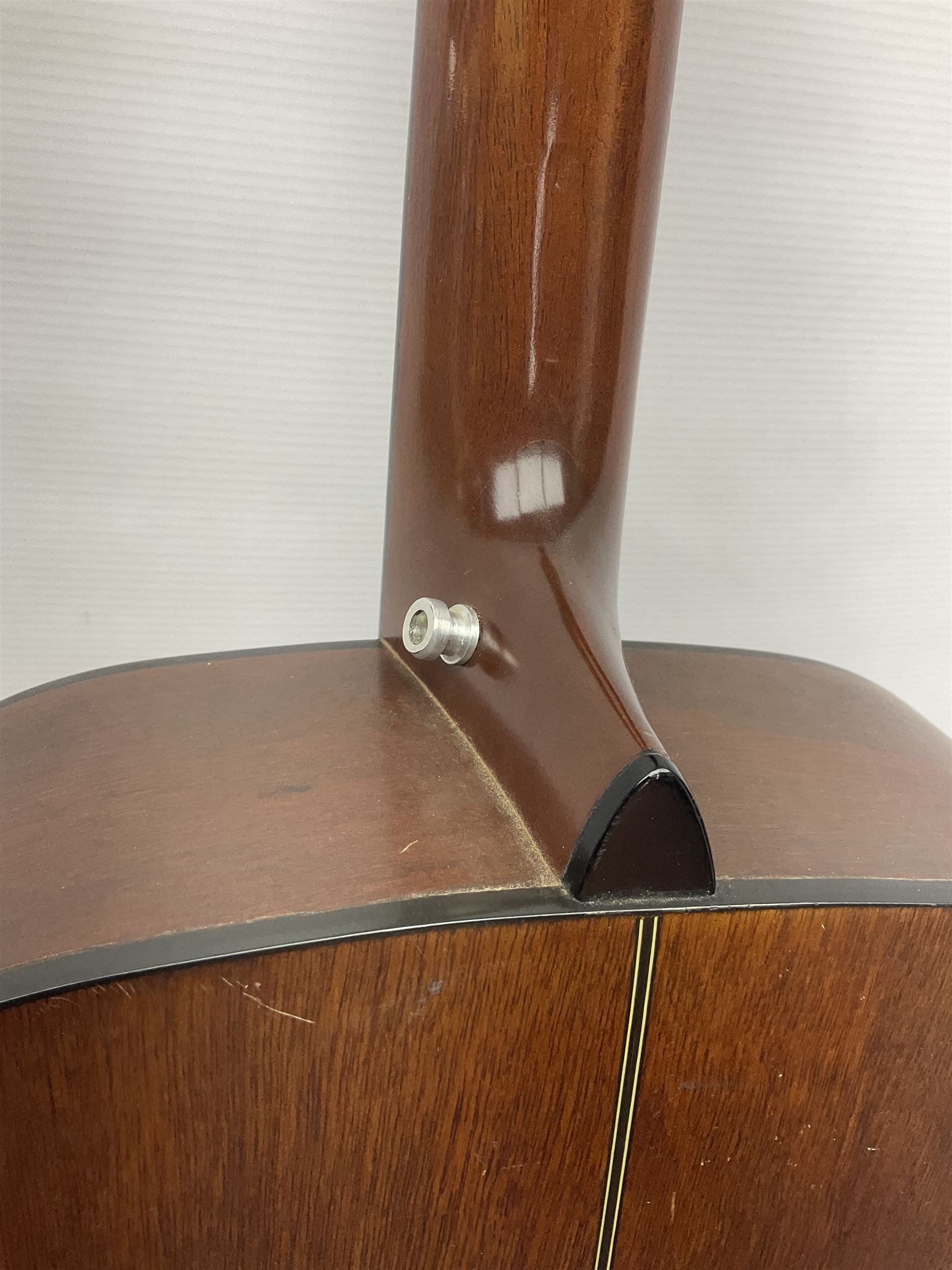 Tanglewood semi-acoustic guitar with Fishman preamp, mahogany back and solid cedar top L103cm; and a Rockbag electric guitar soft carrying case (2)