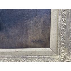 Anne Davidson Muir (Scottish 1875-1951): Still Life of Flowers in a Glass Vase, oil on canvas signed 54.5cm x 42cm 