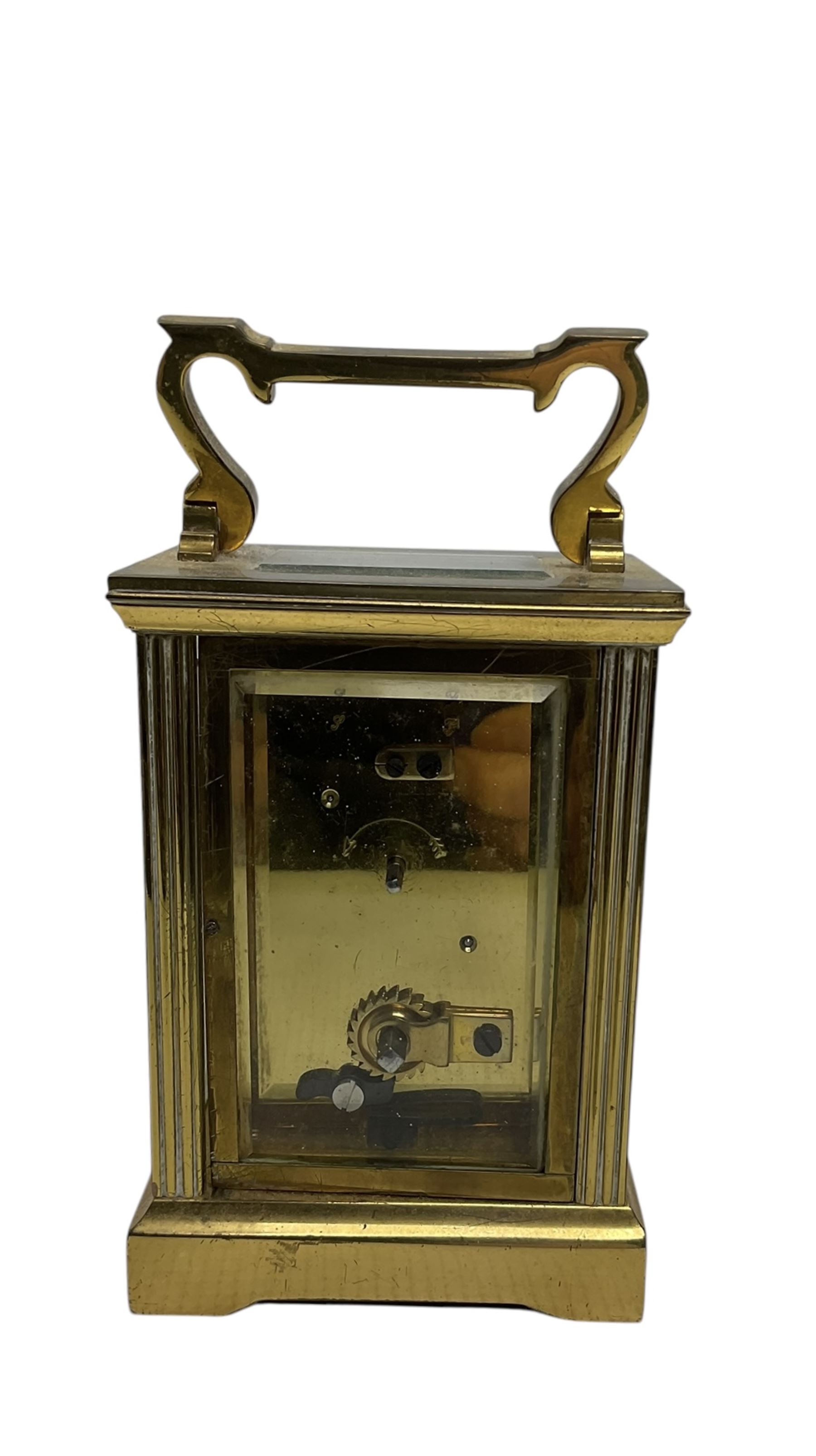 Mappin & Webb 20th century carriage clock. Lever platform escapement.