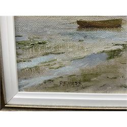 Stephen J Renard (British 1947-): 'Le Pont de Moret', oil on board signed, titled on label verso 20cm x 30cm
Provenance: exh. James Starkey Fine Art Beverley, June 2011, label verso 
Notes: now known as one of the world's pre-eminent marine artists, this work was produced before Renard chose to devote himself wholly to marine painting in the 1980s.