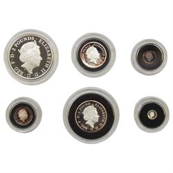The Royal Mint United Kingdom 2022 silver proof Britannia six-coin set, cased with certificate