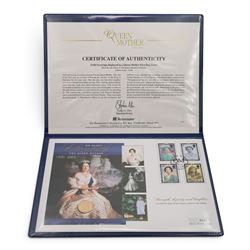 Queen Elizabeth II 2002 gold full sovereign coin, housed in Westminster 'The Queen Mother'...