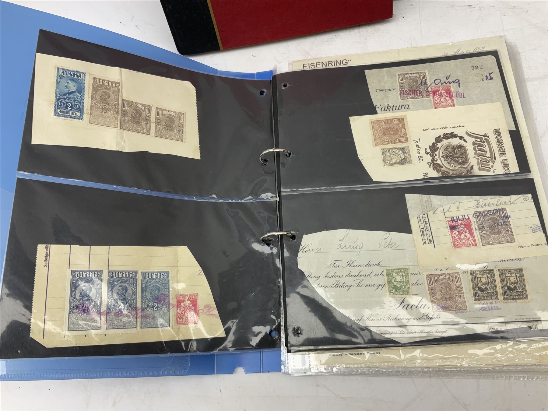 Great British and World stamps, including Romania, France, stamps on covers and pieces, used Queen Elizabeth II pre and post decimal stamps, small number of mint QEII stamps in traffic light blocks etc