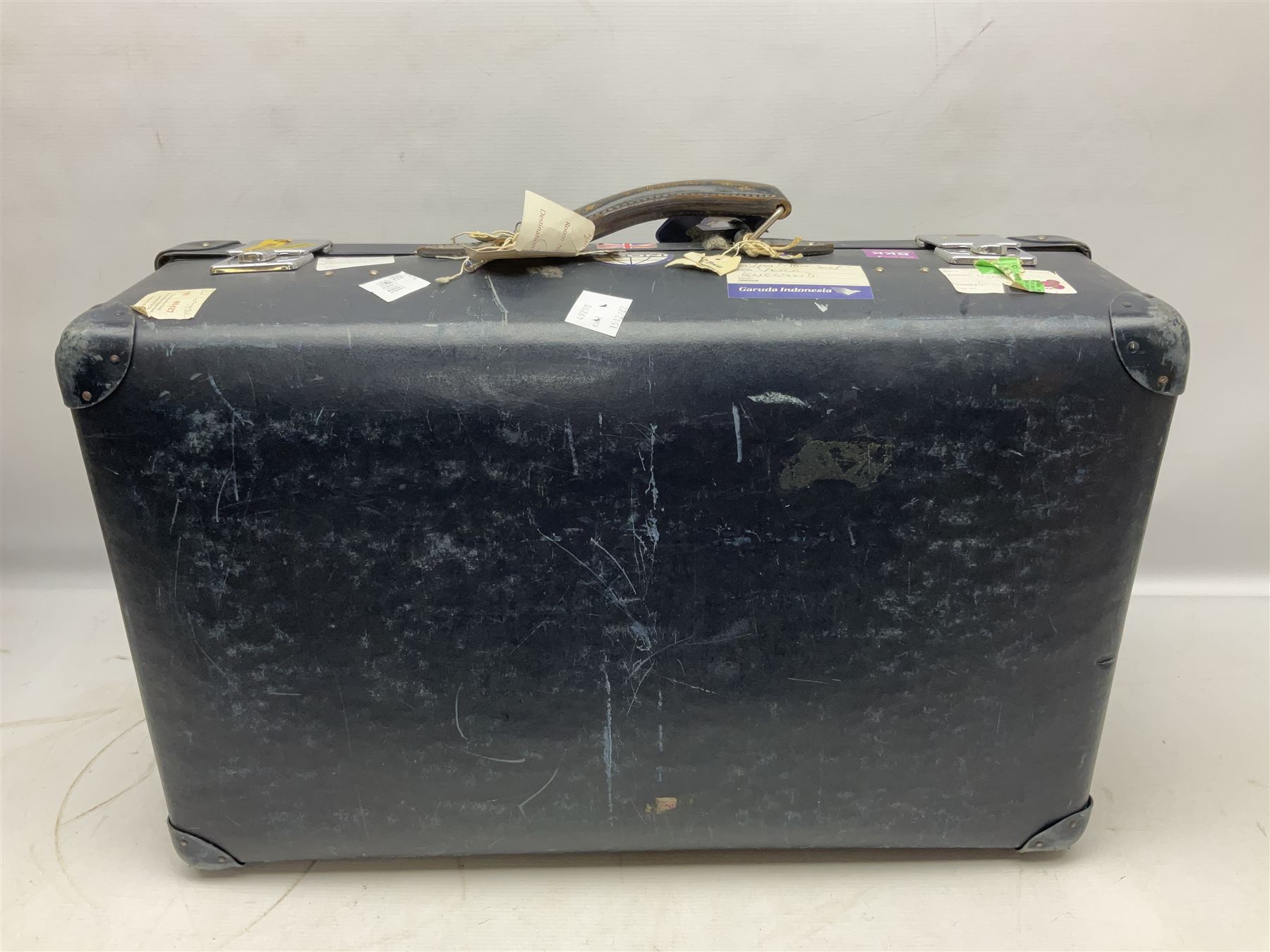 Two globetrotter suitcases, largest example H42cm