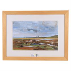 F A Roylance (British Early 20th century): Scarborough Castle and Harbour, watercolour signed and dated 1908, 33cm x 46cm; two other watercolours (3)